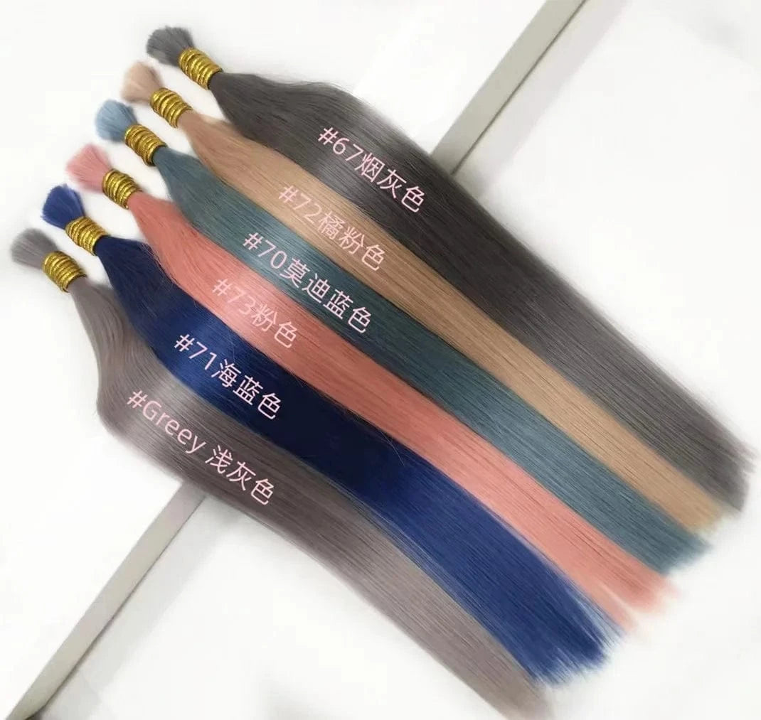 100% unprocessed european russian virgin remy human hair extension/bulk