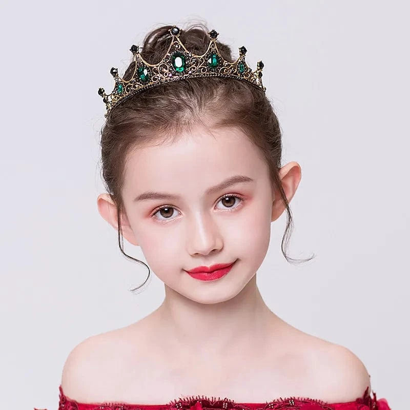 12# Birthday Gifts Crown Children's Crown Tiara Crystal Alloy Princess Head Wear Wholesale