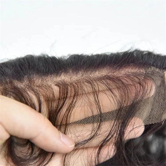 12A 1 piece Dropshipping Service Top Quality Brazilian Hair 4x4 5x5 13*4 film thin HD Transparent Swiss Lace Closure Frontal