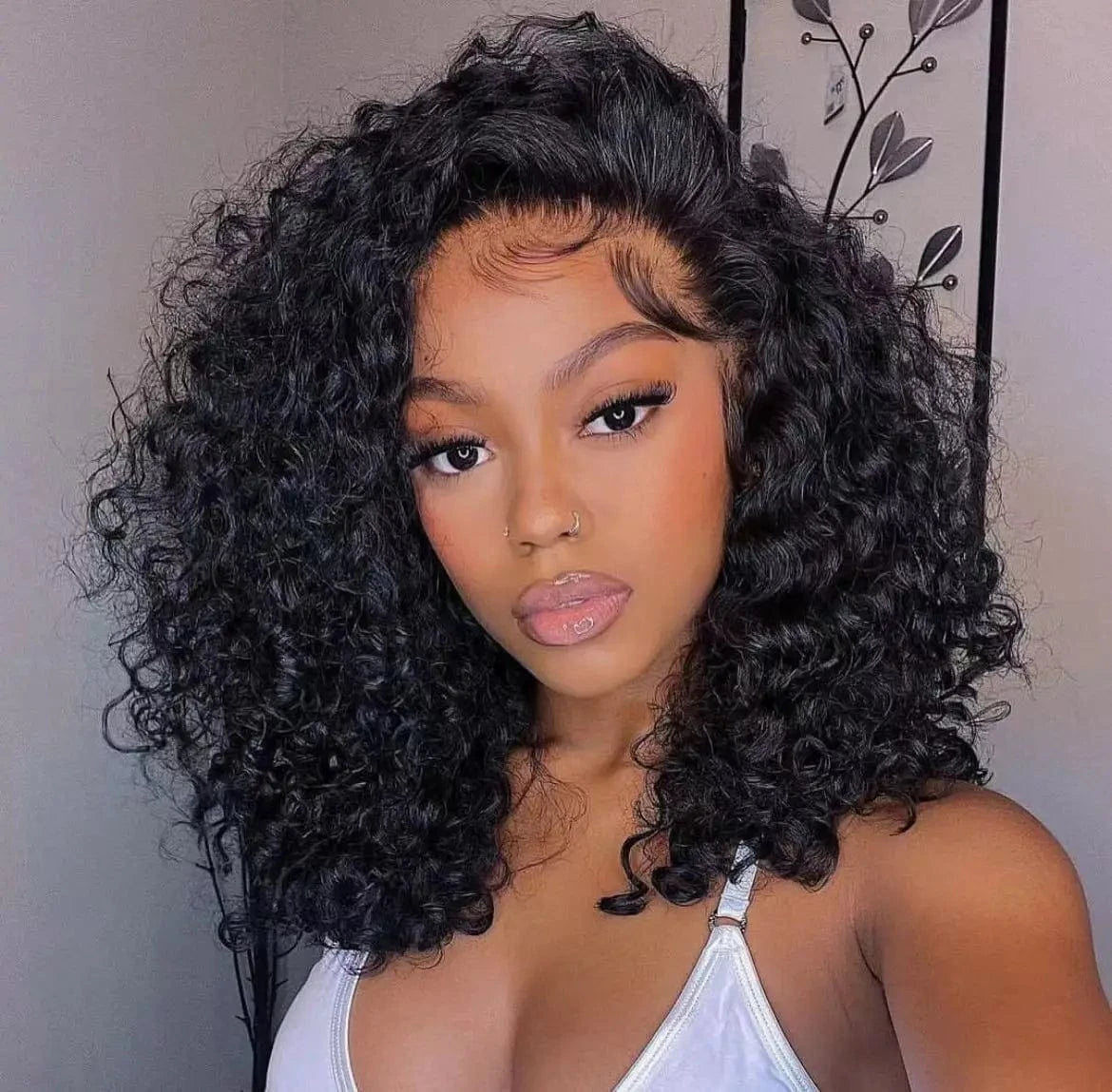 12A Grade High Quality bob color wig curly lace frontal closure blonde bob glueless human hair wigs burmese curly