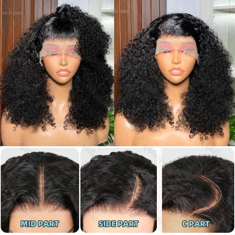 13*4 13x6 Jerry Curly Human Hair Wigs Water Wave 13x4 Deep Wave Lace Front Human Hair Wigs 5X5 Glueless Wig Human Hair For Women