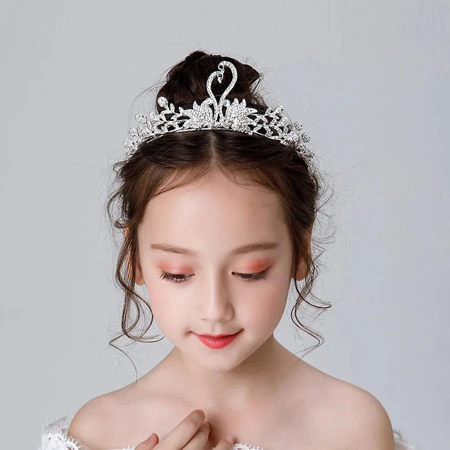 13# Birthday Gifts Crown Children's Crown Tiara Crystal Alloy Princess Head Wear Wholesale