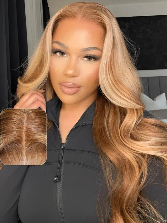 13X4 Lace Wig / United States / 26inches|180% Highlight 200 density lace front wig human hair Body wave 30 inch colored wigs Brazilian 13x6 hd lace frontal wig for women