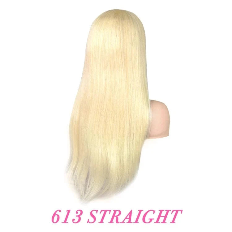 13x4 Straight / 26 Inches Factory Stock 150 Density Up To 32 Inch 13X4 613 Thin Swiss Hd Lace Front Wig Body Wave Frontal Human Hair Wigs Blonde 613