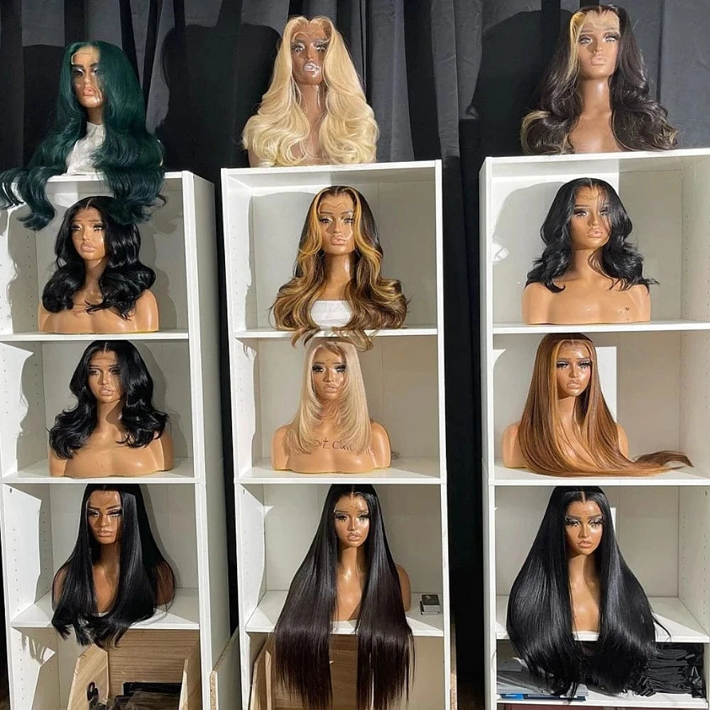 13x4 Transparent hd Lace Wig for American Black Women body Wave 13x4 hd Lace Frontal Wigs 24 Inch Wig Raw Human Hair Lace Front