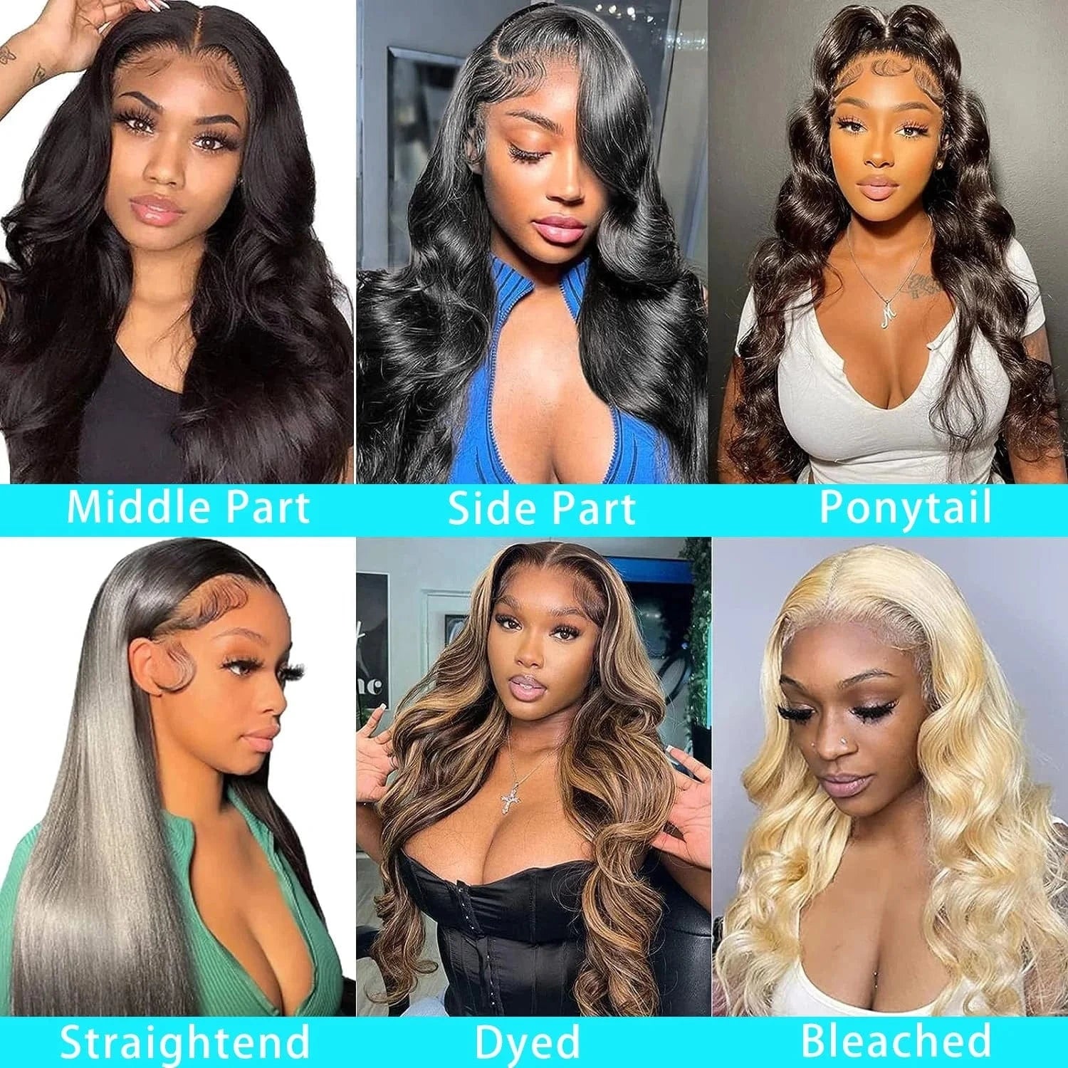 13x6 Body Wave Lace Front Wigs Pre Plucked 180% Density Transparent Lace Frontal Wig Human Hair for Black Women With Baby Hair