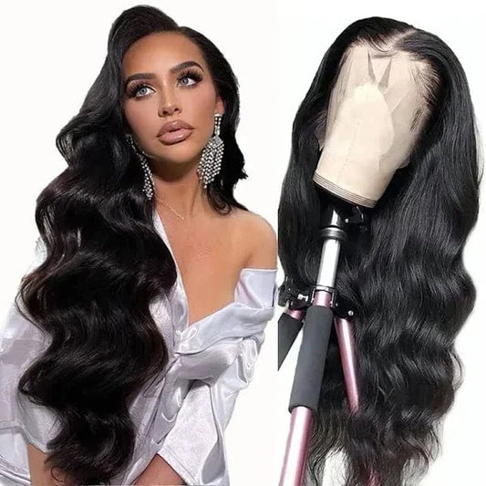 13x6 Straight Lace Front Wigs Human Hair HD Transparent Lace Frontal Human Hair Wigs for Women Glueless Wigs