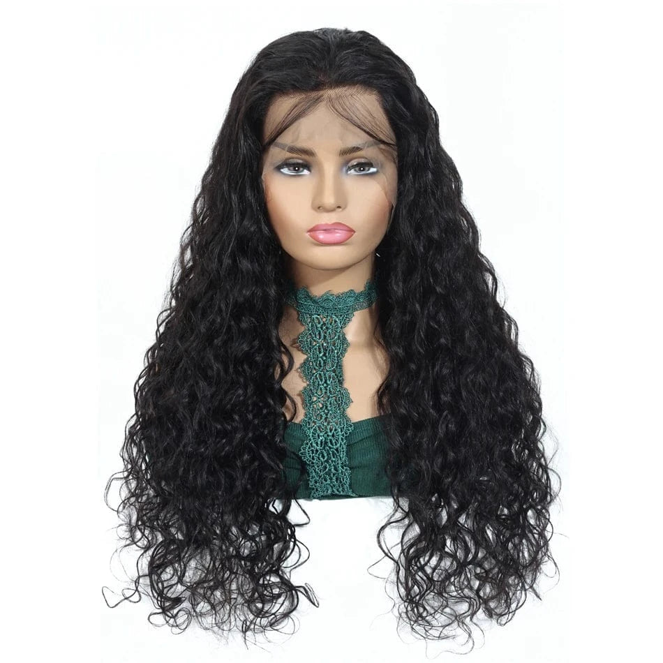 13x6 water wave lace wig / 8 Inches Cheap Kinky  Curly 13X6 HD Lace Front Wig Raw Indian Human Hair Wigs For Black Women Water Wave 13X4 Hd Lace Frontal Wig Vendor