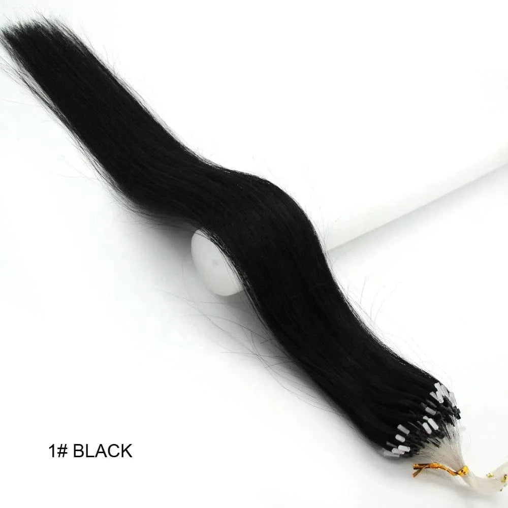 14-26inch 100s Easy Loop/Micro Ring Beads Remy Human Hair Extensions Ombre Hair Straight In stock dropship