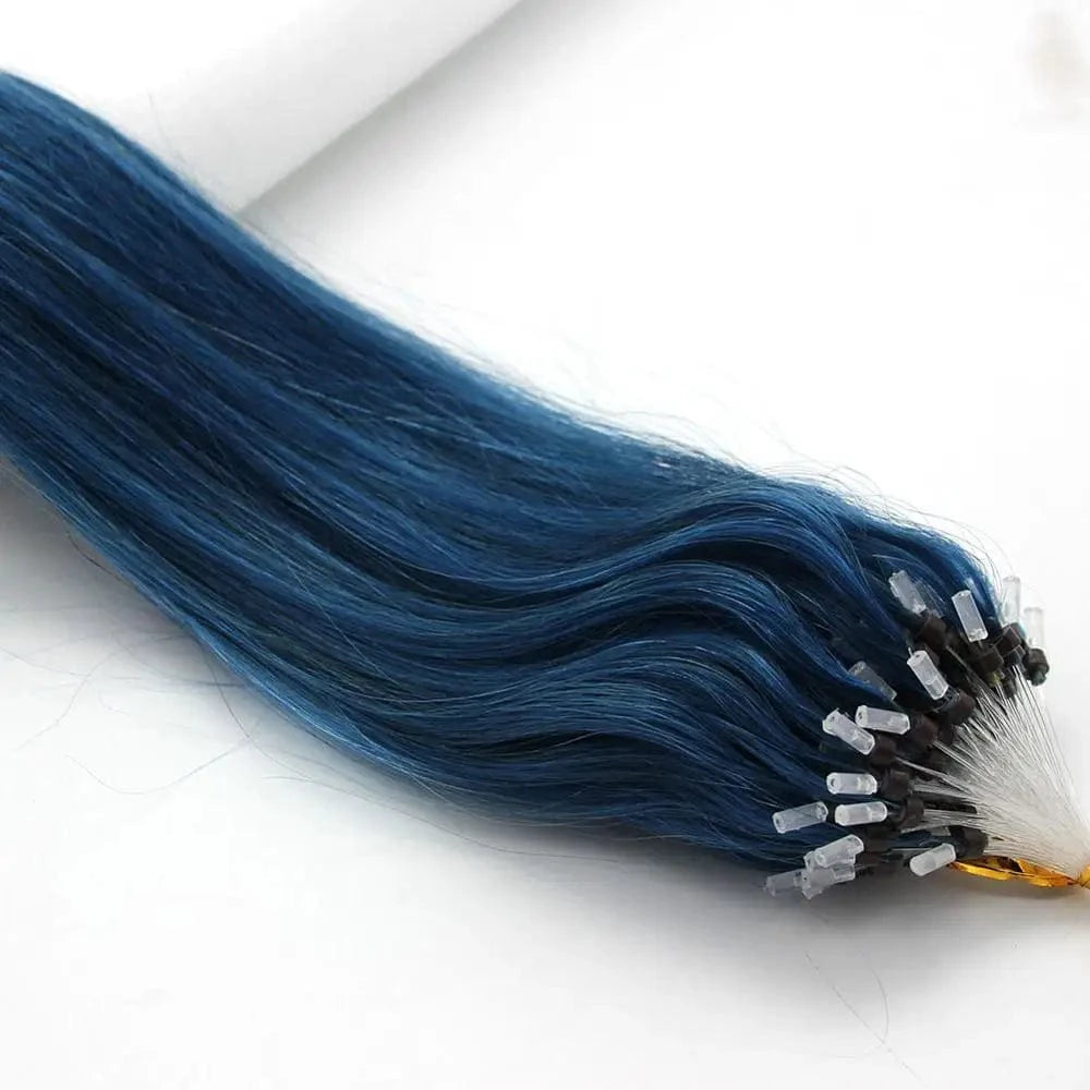 14-26inch 100s Easy Loop/Micro Ring Beads Remy Human Hair Extensions Ombre Hair Straight In stock dropship