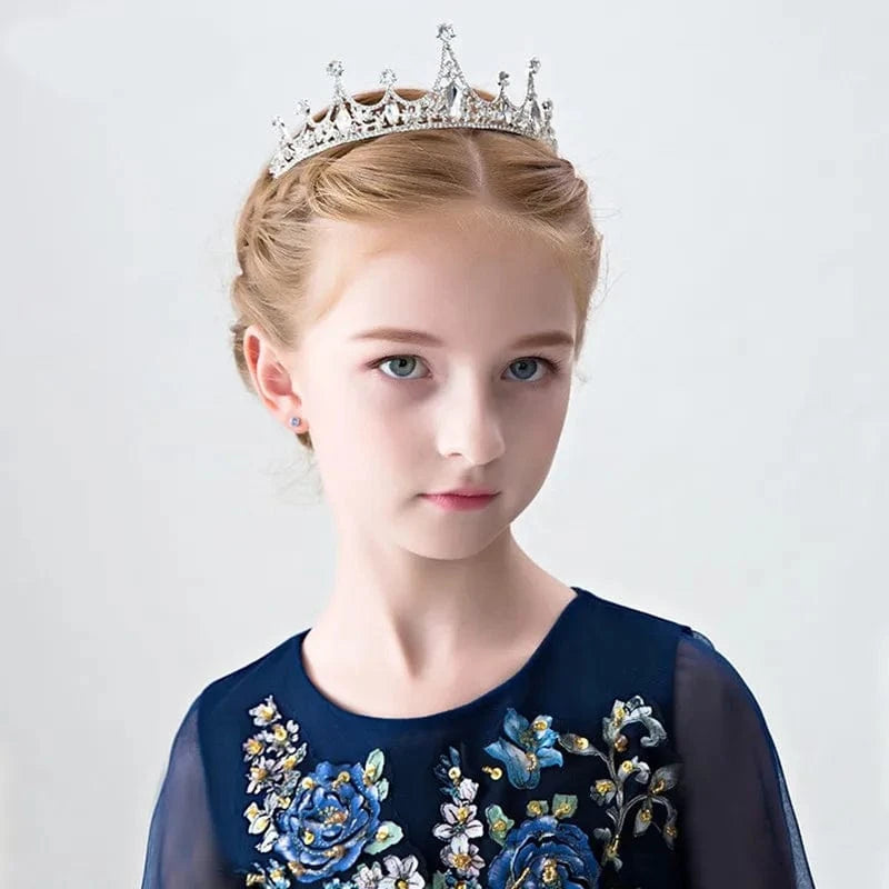 14# Birthday Gifts Crown Children's Crown Tiara Crystal Alloy Princess Head Wear Wholesale