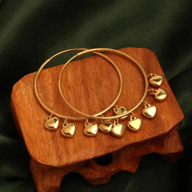 14k Series Stainless Steel Gold Plated Colorful Cbic Zirconia Hoop Tassel Earrings Fashion Women Stud Earring Jewelry
