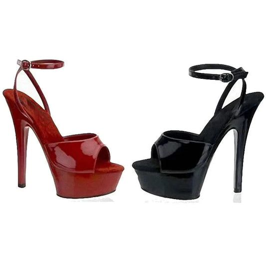 15 cm stiletto platform high heels pole dance anti slip super high heels 6 inch fashion sandals Club Gothic transvestite sandals