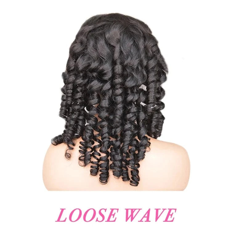150 density 5x5 Loose / 40 Inches Wholesale Brazilian Raw HD Human Hair Transparent Lace Front Wig For Black Women, Deep Wave 13*4 HD Swiss Lace Frontal Wigs