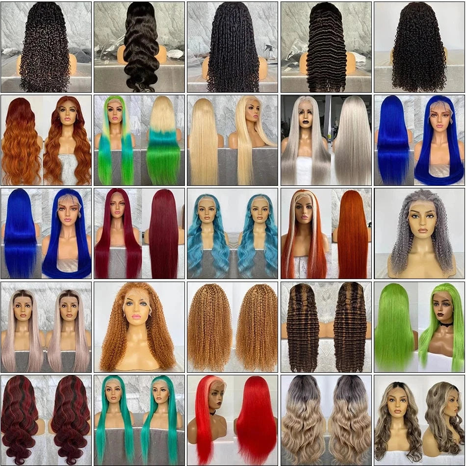 150% Density Curly Human Hair Wig 360 Front Lace Wig 100% Human Hair Pre Pluked Brazilian Remy Human Hair