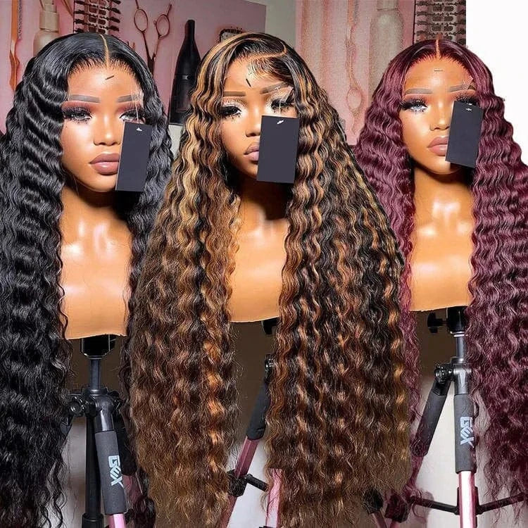 150% Transparent Lace Natural color curly wig / 13x4 / 26 Inches Wholesale Brazilian 13x4 Transparent Lace Front Wig Virgin Cuticle Aligned Human Hair Lace Wig 13x6 Lace Frontal Wig For Women