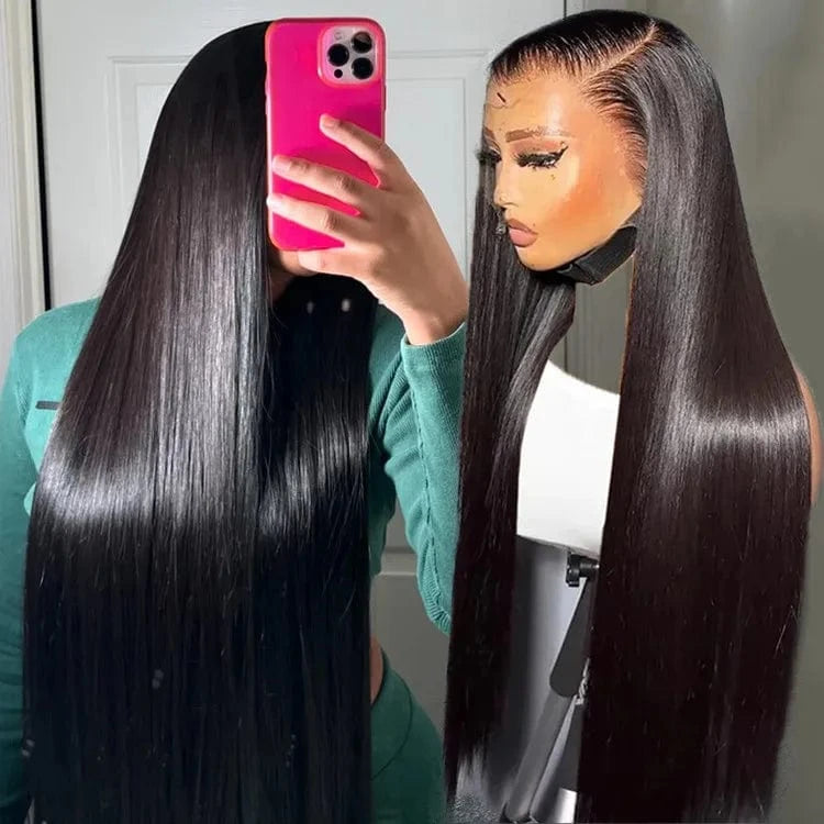 150% Transparent Lace Straight wig / 13x4 / 22 Inches Wholesale Brazilian 13x4 Transparent Lace Front Wig Virgin Cuticle Aligned Human Hair Lace Wig 13x6 Lace Frontal Wig For Women