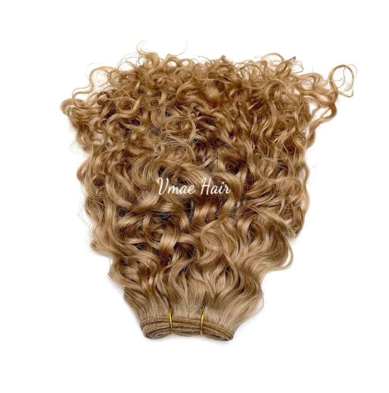 16 Inches / #27 VMAE Remy European Russian 613 Blonde 27 Kinky Deep Curly Weft Virgin Hair Weave Raw Human Hair Bundles Extension