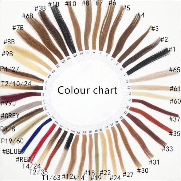 16 Inches / Light colour High Quality Ombre Virgin Human Hair Blond Unprocessed Russian quality Hair Bulk