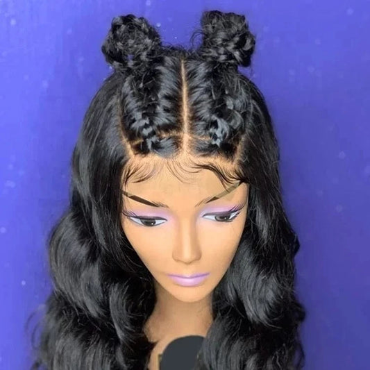 180% Density Glueless Loose Wave Brazilian Virgin Human Hair 13*6 Lace Front Wig with Baby Hair Wigs