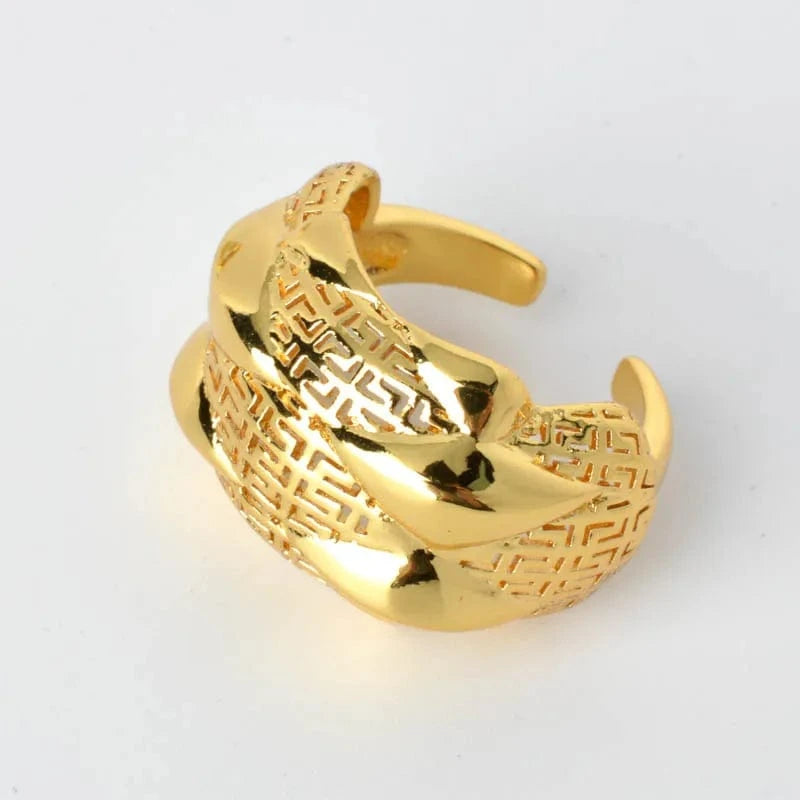 18cm / SY-BR0020 Dubai 24K Gold Plated Bangles Luxury African Ethiopian Arabic Women Hawaiian Bracelets ring Indian Charm Wedding Jewelry Gifts
