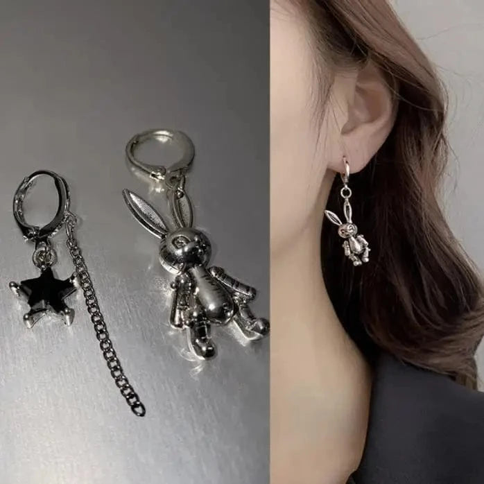 2-E2262 Crystal Long Chain Earrings 925 Silver Needle Butterfly Jewelry Women Fashion Pearl Flower Cluster Earrings