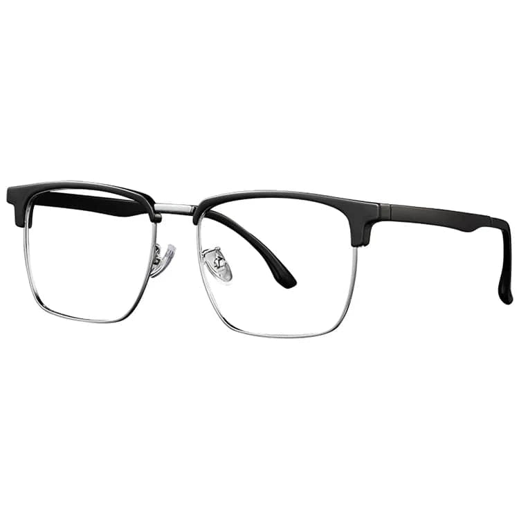 2 / Rectangle New Arrival 1 Pieces Custom Logo Classic Design Unisex Metal TR Optical Frame Eyeglasses