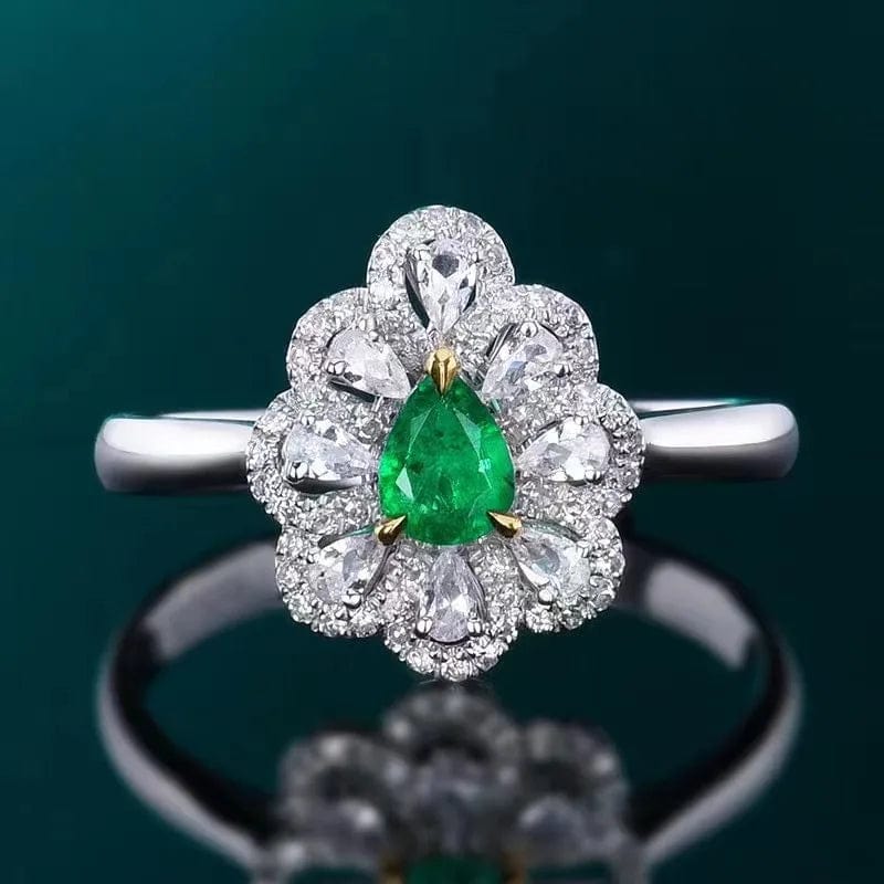20 / 18k gold 0.3ct natural diamond ring SGARIT luxury jewelry  18k gold 0.3ct natural diamond ring natural gemstones jewelry 18k gold rings with GRC certificates