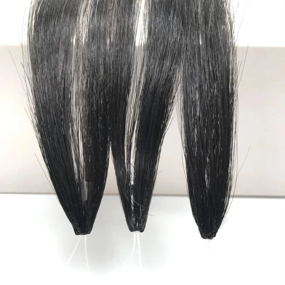 20 Inches / any one 2022 yishu hair Latest invention patented product 100% pure human hair natural color virgin quality H6 feather hair extensions
