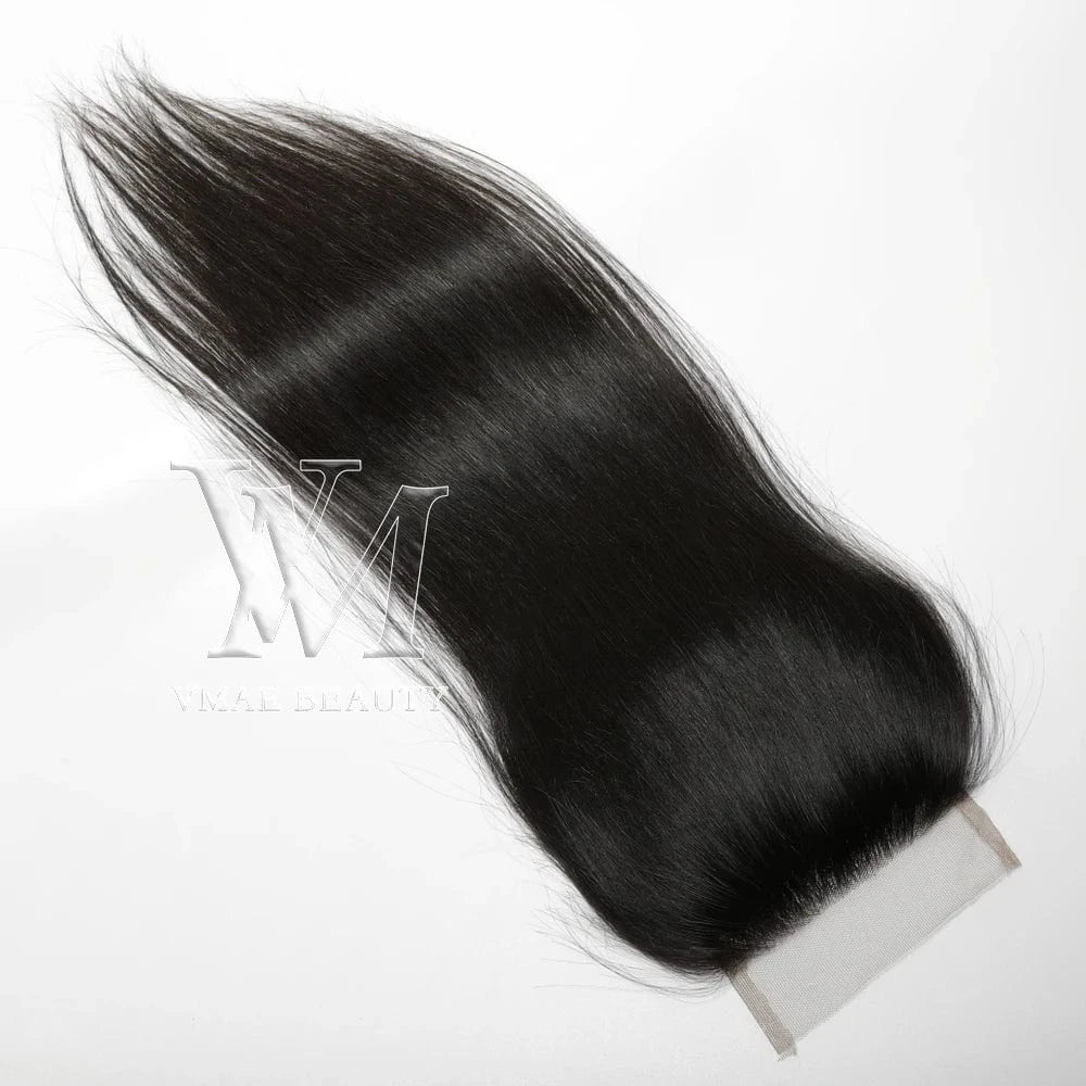 20 Inches / Straight VMAE Wholesale Cuticle Aligned Raw Vietnamese Hair Afro Kinky Curly Transparent 5*5 HD Lace Closure Human Virgin Extensions