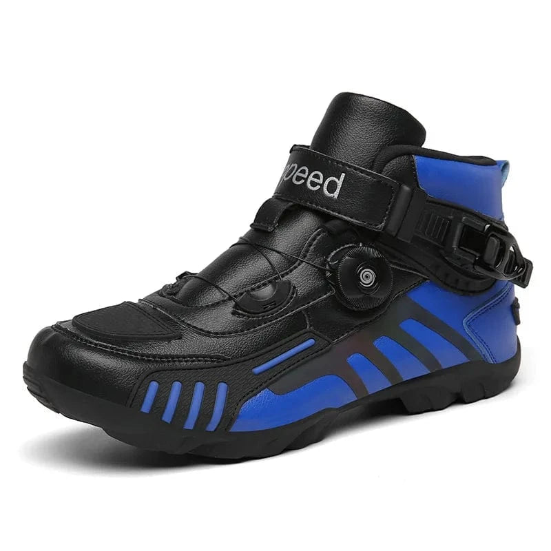 2006 Blue&black / 40 2023 New Men Women Four Seasons Offroad Motocross Racing Boots Motorbike Travel Motorcycle Riding Shoes