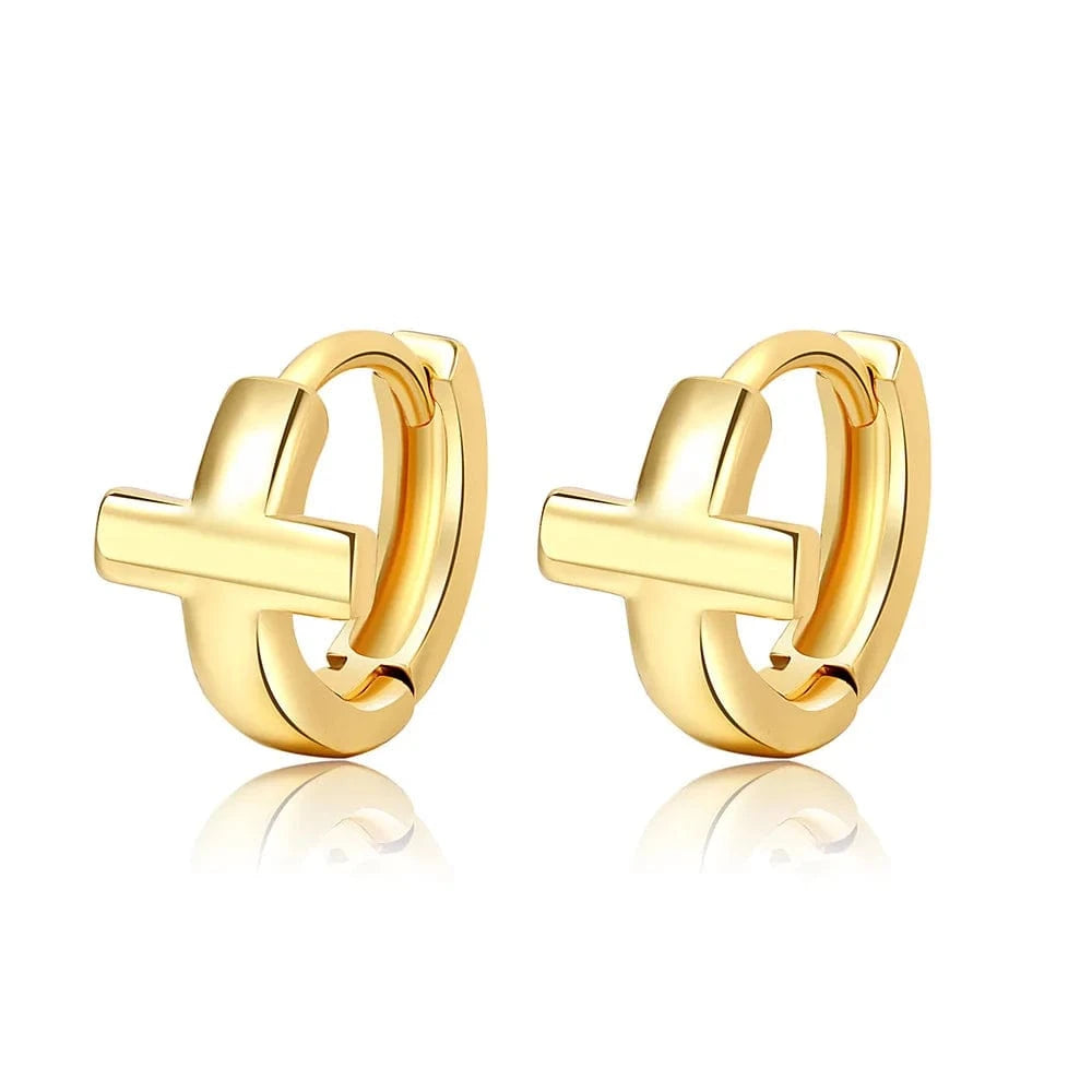 2022 gold plated huge hoop earringsZircon Earrings twisted copper earrings