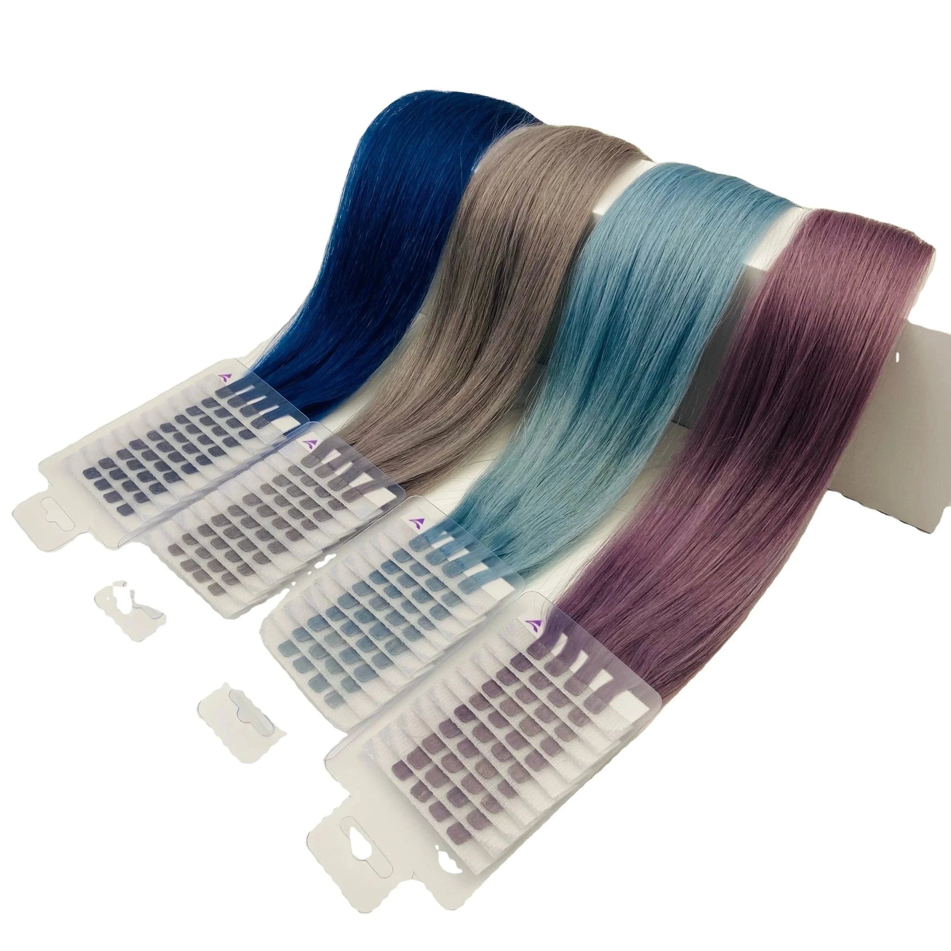 2022 News tape in hair extension V light tape extensions tools use 100% human hair full cuticle double draw thick end