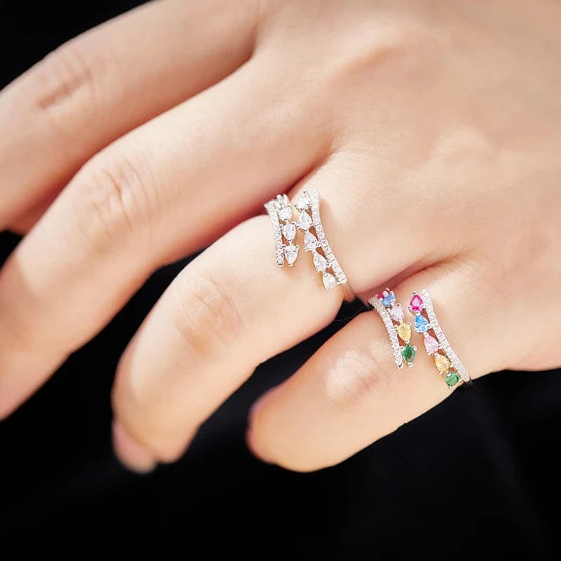 2023 Classic Jewelry Set Delicate Dubai Women's Colorful Necklace Earrings Ring Bracelet Banquet Jewelry
