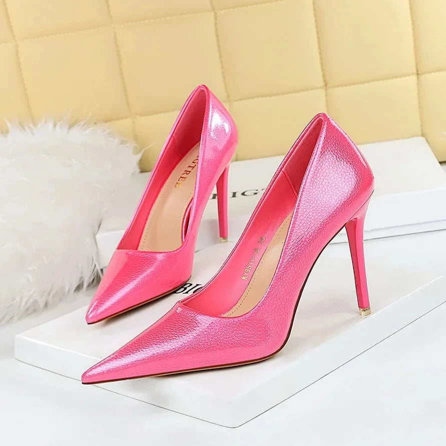 2023 new arrival women leather shoe wholesale women pumps shoes pointed toe ladies pumps sexy elegant heels for ladies