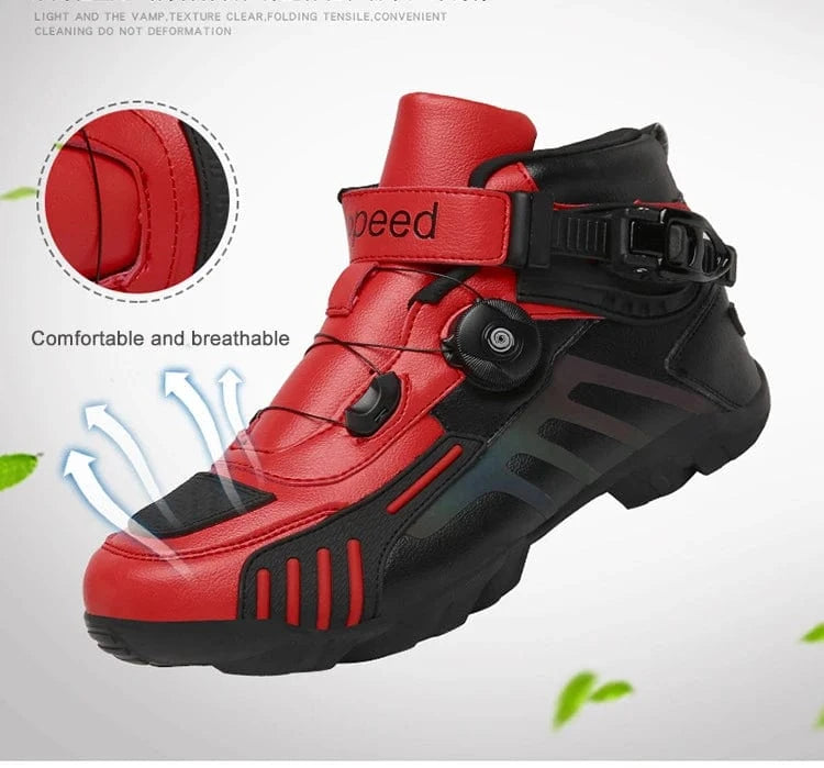 2023 New Men Women Four Seasons Offroad Motocross Racing Boots Motorbike Travel Motorcycle Riding Shoes