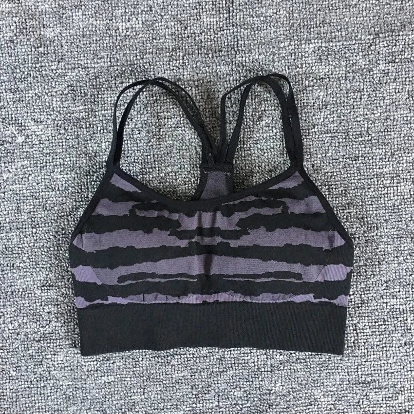 2023 Women Fashion Sexy Leopard Printed 2 PCS Yoga Set Gym Shockproof Sports Bras Sport Leggings Running Work Out Training Suit