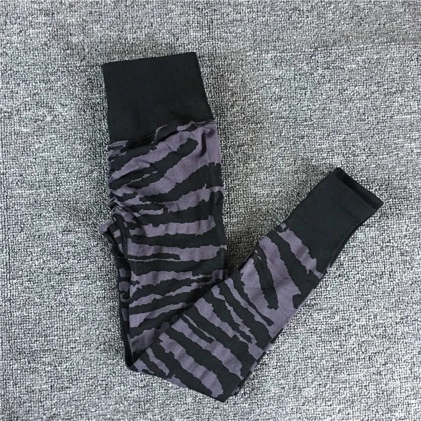 2023 Women Fashion Sexy Leopard Printed 2 PCS Yoga Set Gym Shockproof Sports Bras Sport Leggings Running Work Out Training Suit