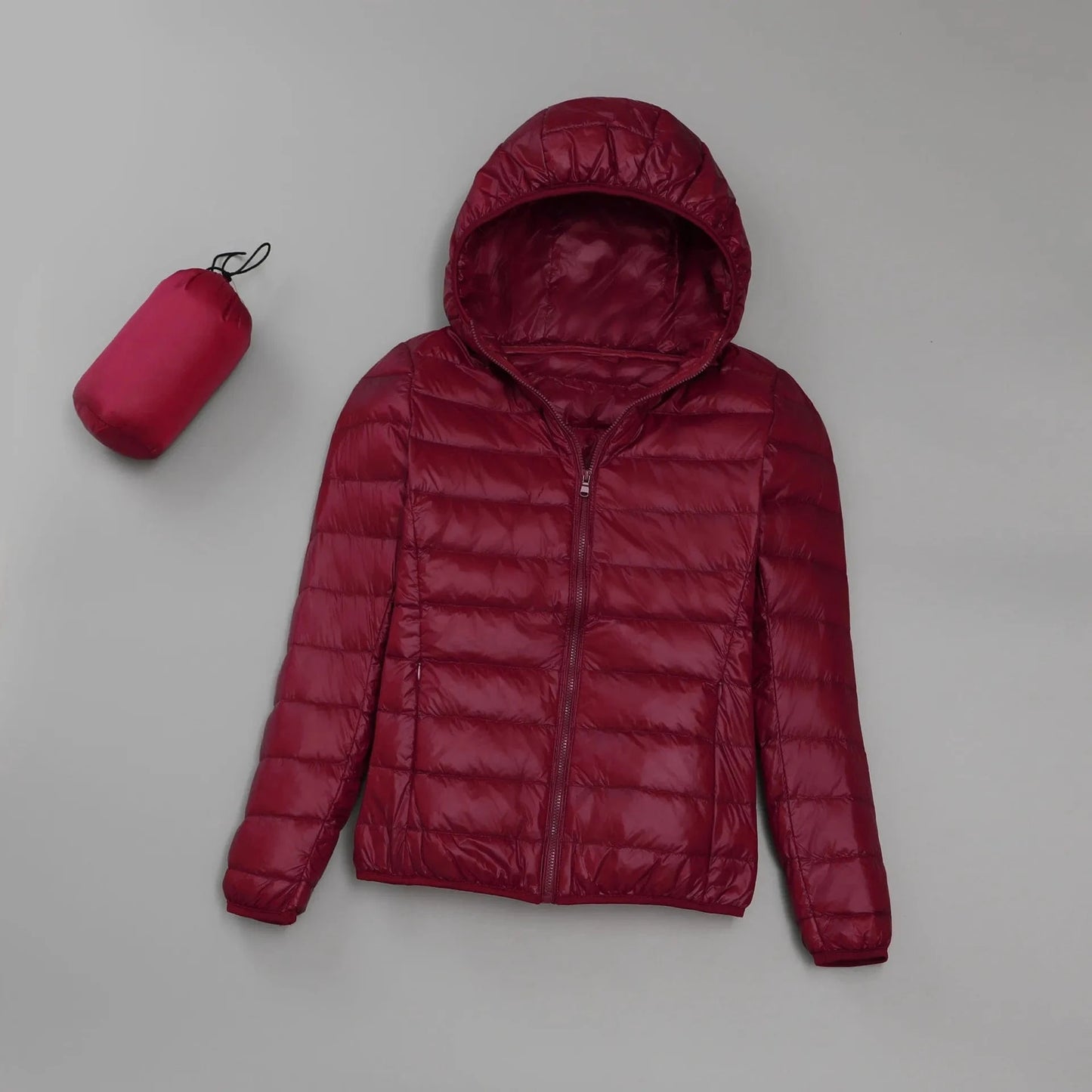 2024 Autumn And Winter New Korean Casual Short Hooded Large Size Light Warm Coat Wholesale Down Jacket Women