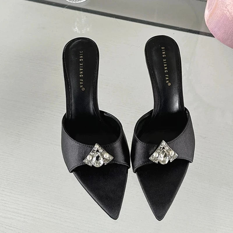 2024 Chaussure Talon Slipper Trendy Sexy Elegant Fashion  New  Heels for Women