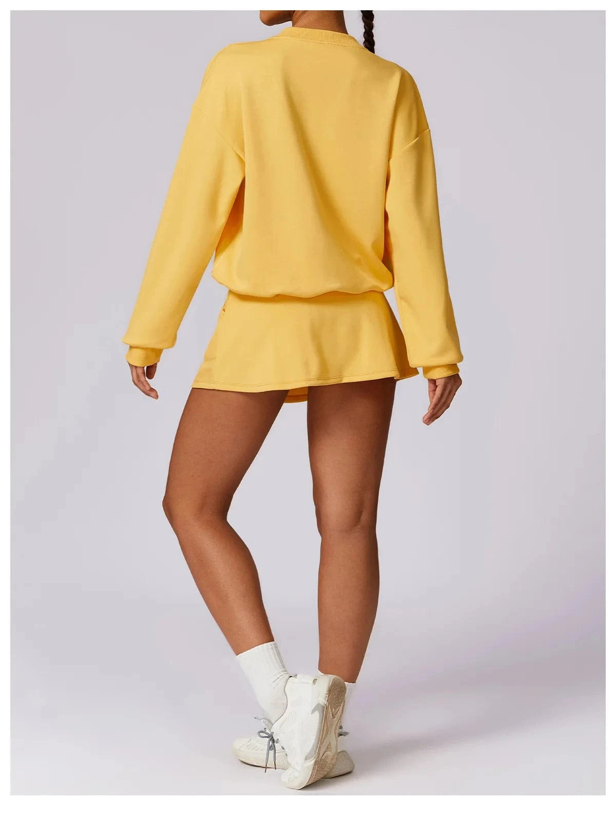 2024 Custom Ladies Running Sports Golf Skirt 2 Piece Tennis Wear Suit Gym Wear With Lining Tennis Workout Set For Women