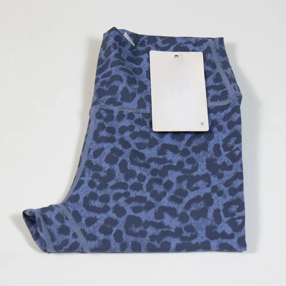 2024 Custom Leopard Print High Waist Scrunch Butt Yoga Women's Tight Pants Push Up Gym Yoga Wear Leggings