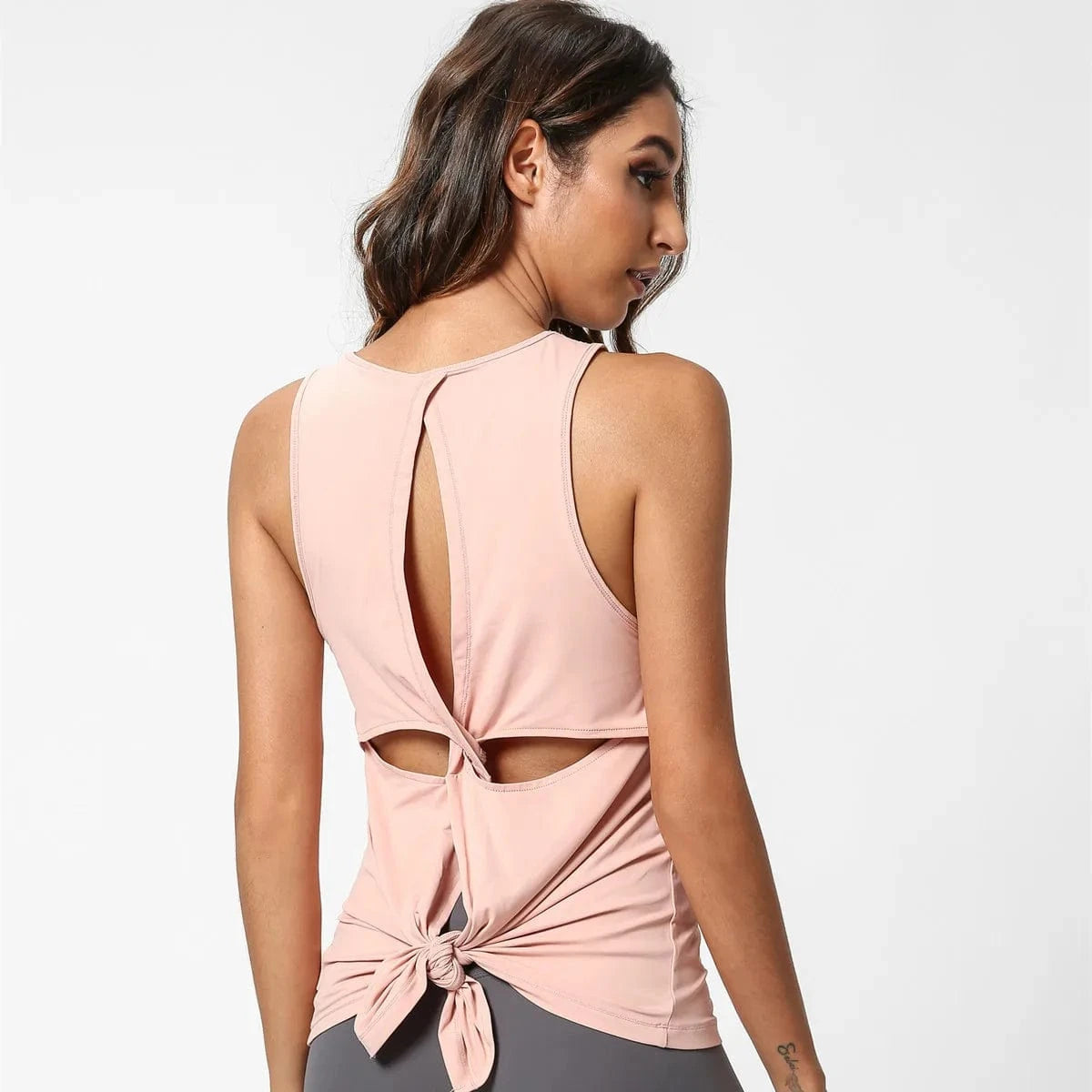 2024 Fashion Crossover Back Yoga Workout Gym Sports Bra Fitness Tank Tops Camisole For Women