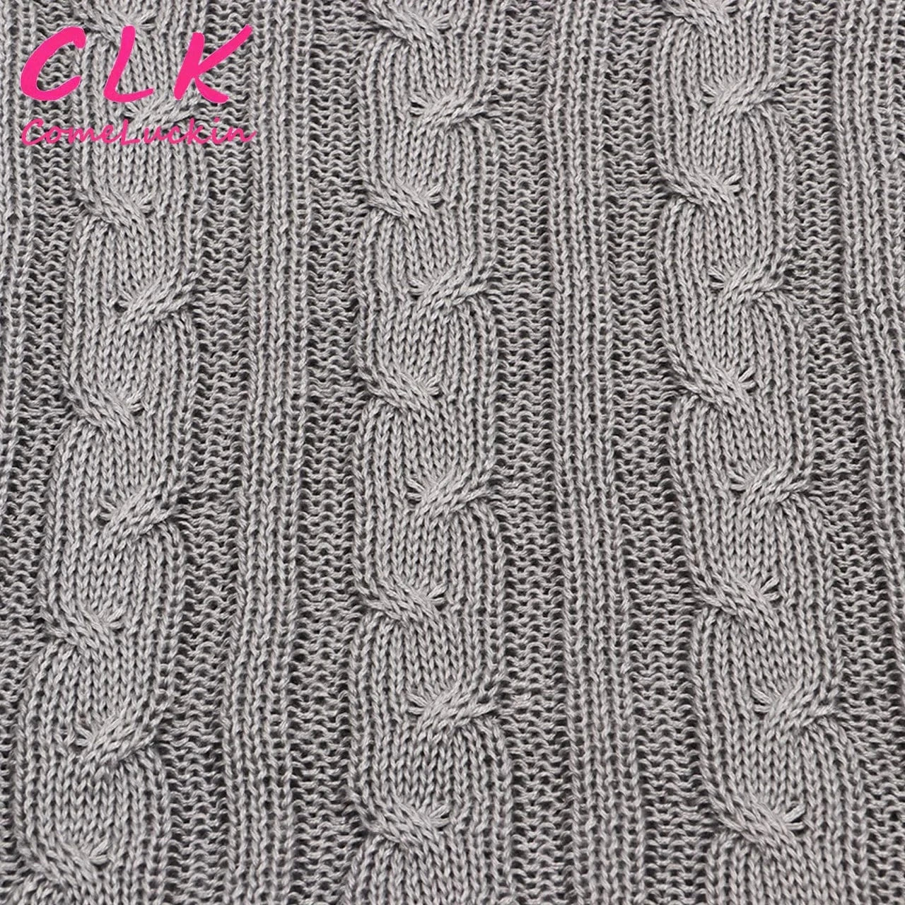 2024 Fashion Long Sleeve Top And Shorts 2 Piece Set Custom Logo Women Sweaters Two Piece Set