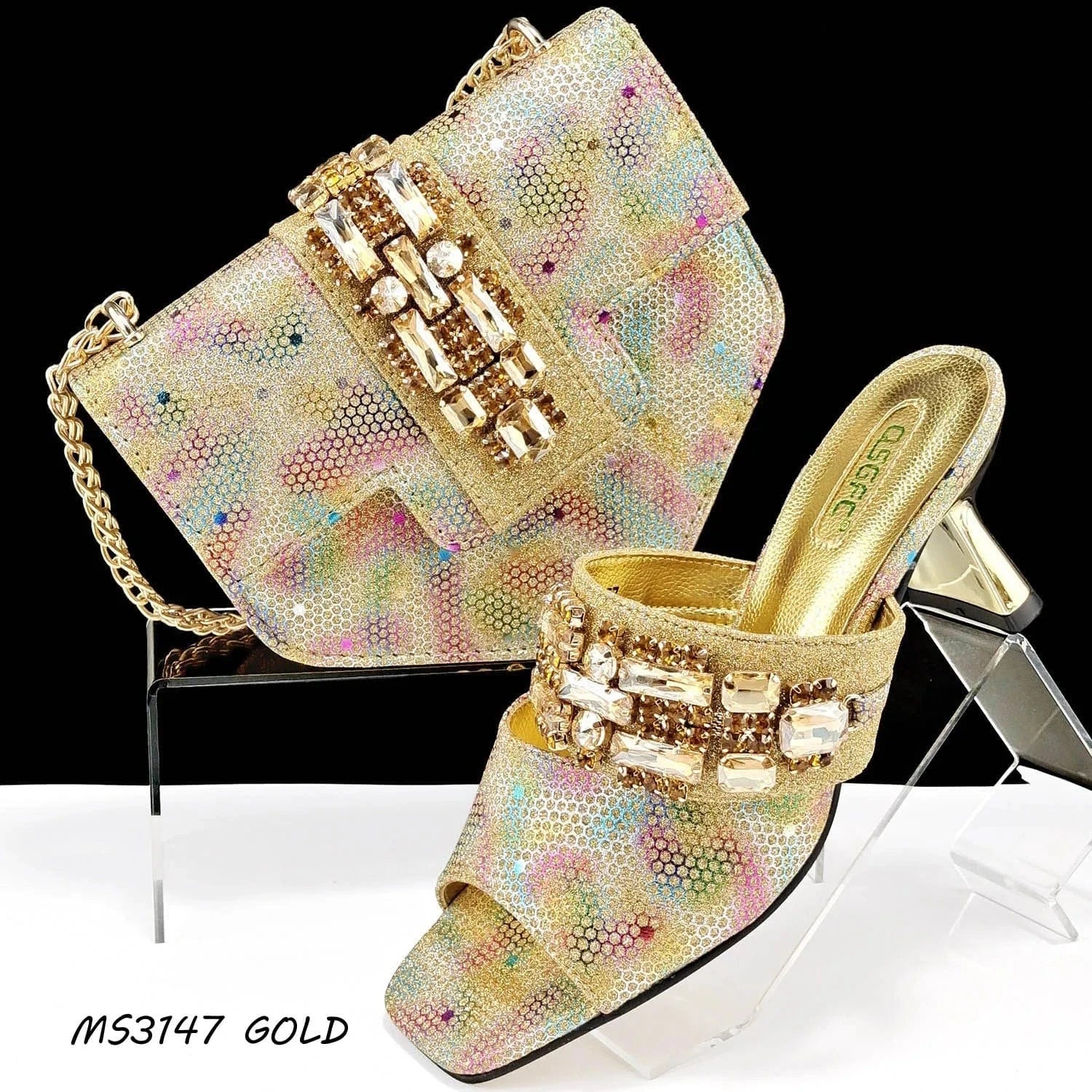 2024 fashion women pump armpit bag crossbody bag paired with ladies high heel slippers strapless design for Office ladies