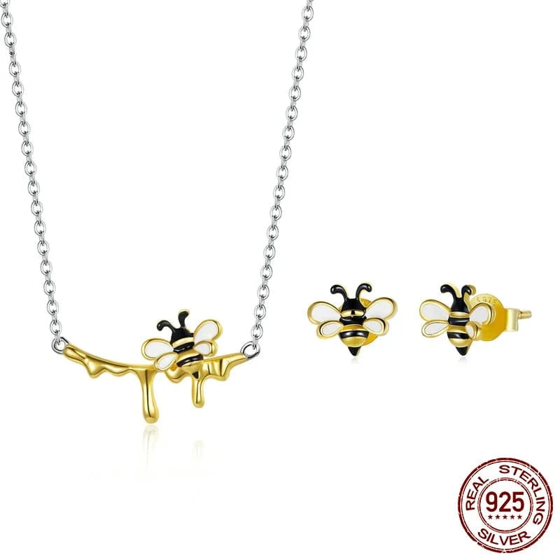2024 fine jewelry set 925 sterling silverring earring necklace, gold plated zircon wedding jewelry display sets for women