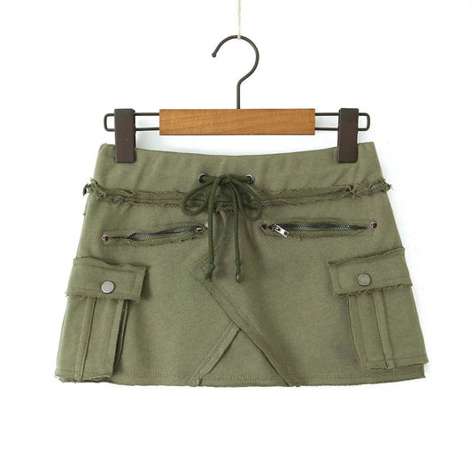 2024 good quality boutique clothing ladies fashion streetwear mini cotton womens skirts