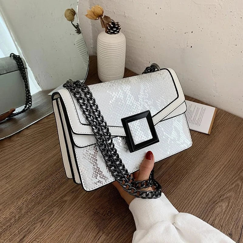 2024 Hot Sell Ladies Snake Skin Handbags Fashion Design Bag Luxury Purses For Women