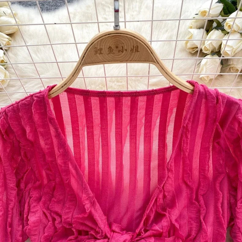 2024 Hot Selling Beach Cover Ups 2 Piece Outfits Summer Sexy Dresses Two Piece Skirt Set Women