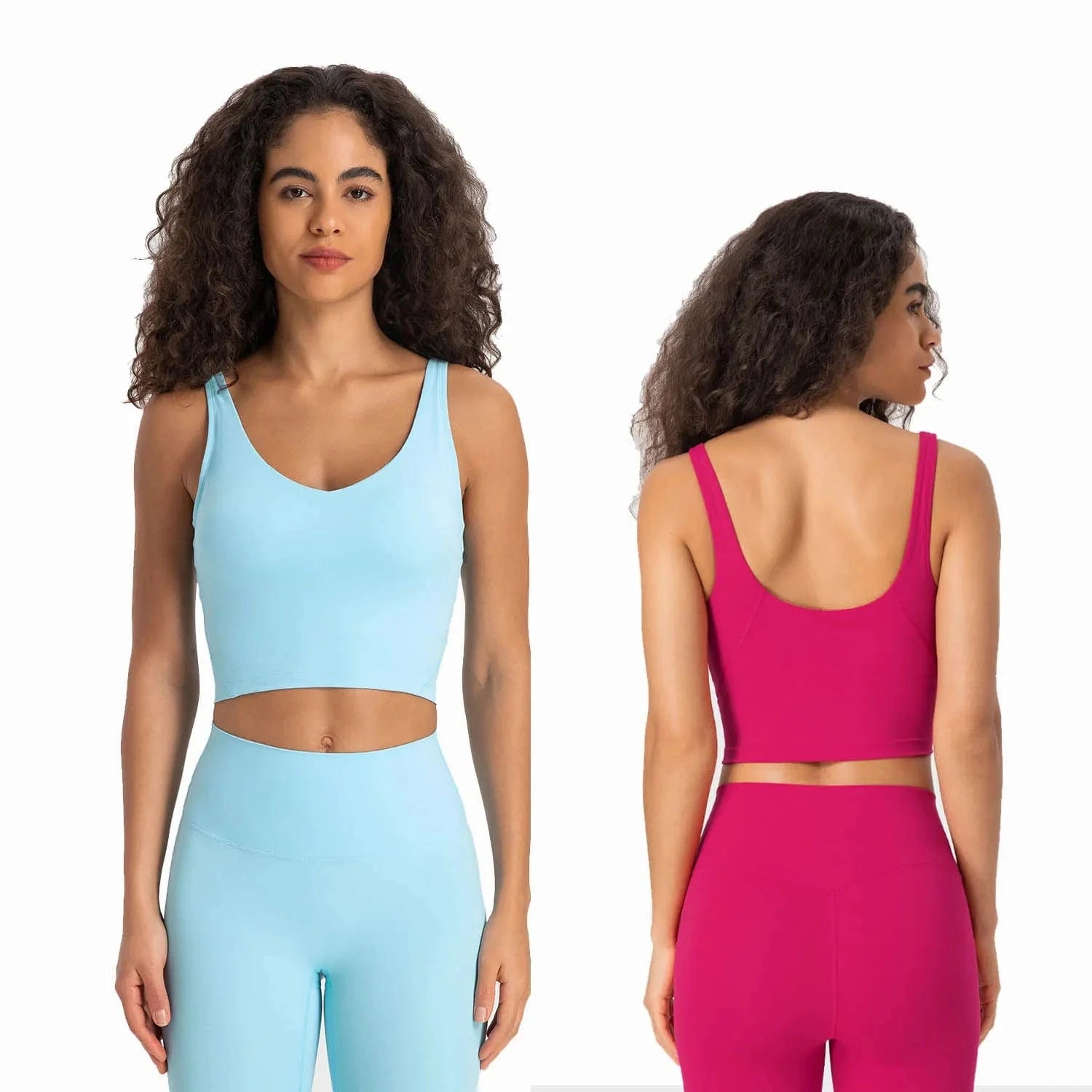 2024 Lemon Beautiful Back Fitness Female High Strength Shockproof Align Women Yoga Bra Top Running Sports Vest For Workout